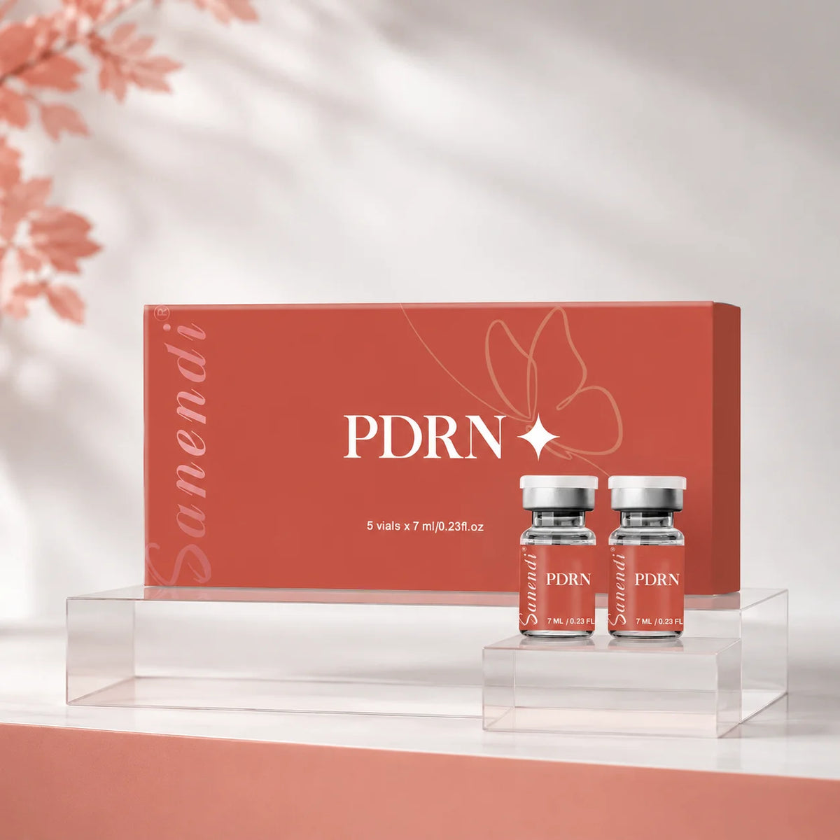Sanendi NAD+ PDRN Salmon DNA Hyaluronic Acid Facial Serum Vitamin C For Der.pen Skin Glow Collagen Face Essence Korean Salon