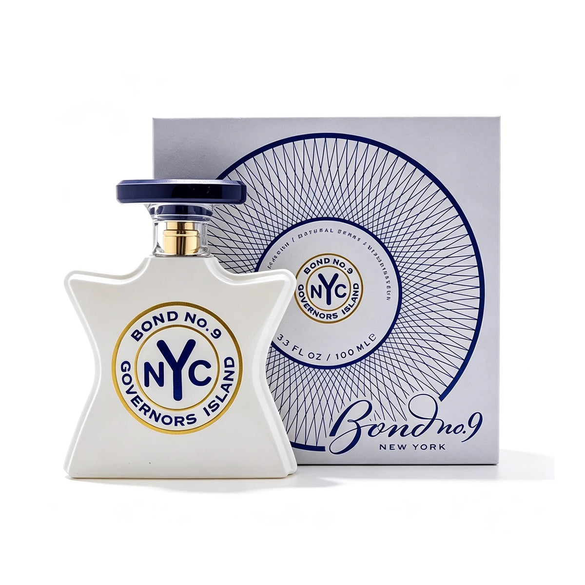 Bond No. 9 New York Governor's Island Eau de Parfum Spray for Unisex – Crisp Woody Aromatic & Resinous Scent, Bergamot, Incense, Vetiver & Amber, Addictive Long‑Lasting Sillage, Perfect Anniversary & Housewarming Gift, 3.