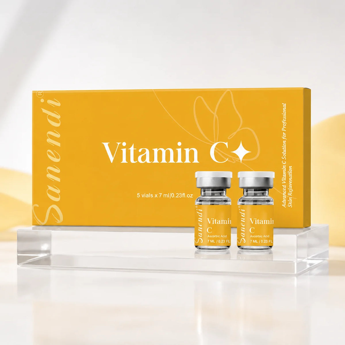 Sanendi NAD+ PDRN Salmon DNA Hyaluronic Acid Facial Serum Vitamin C For Der.pen Skin Glow Collagen Face Essence Korean Salon