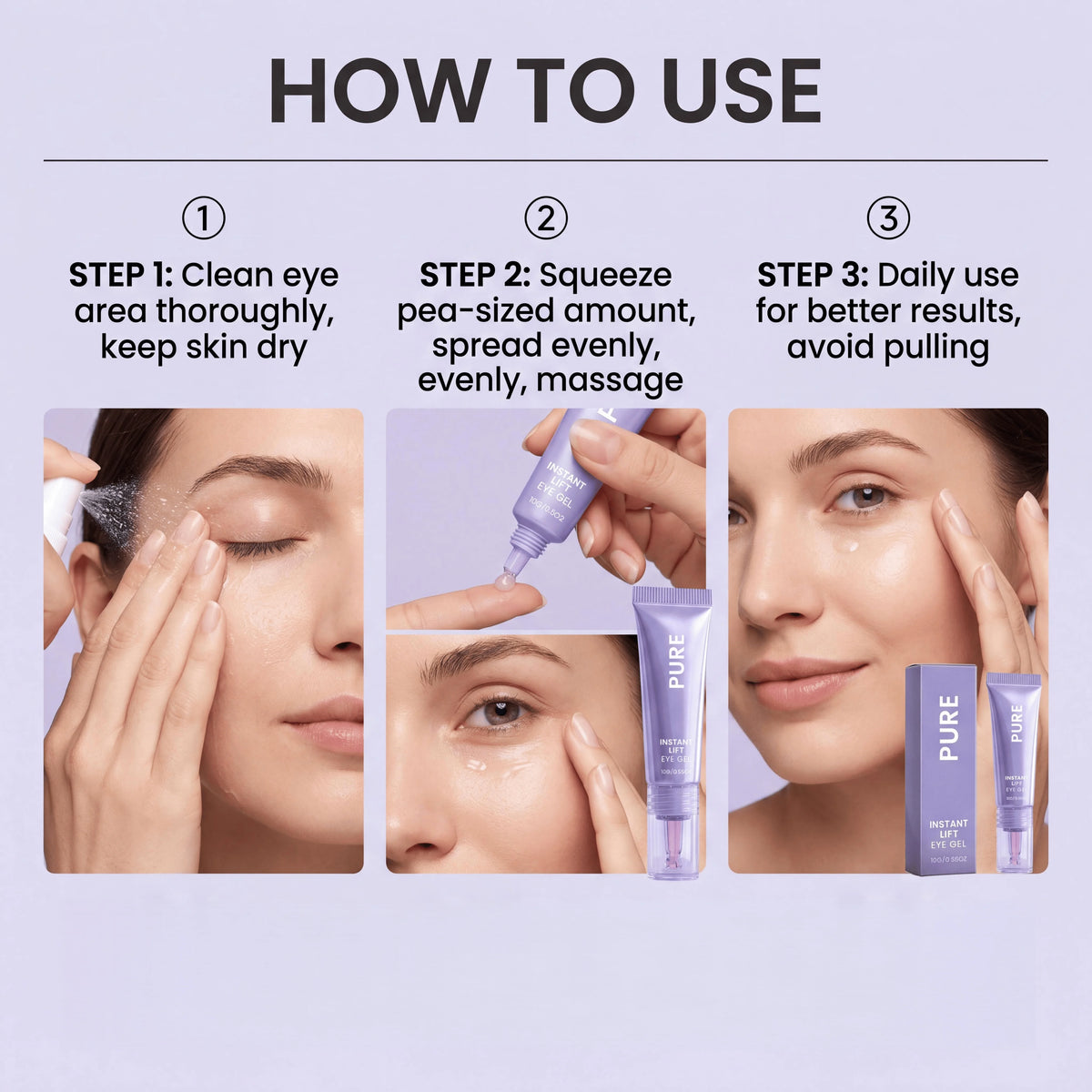 Collagen Moisturizing Eye Cream Gentle Hydrating Smooth Skin Relieves Dryness Tightness Refreshing Non Greasy Nourishing Eye Care Treatment