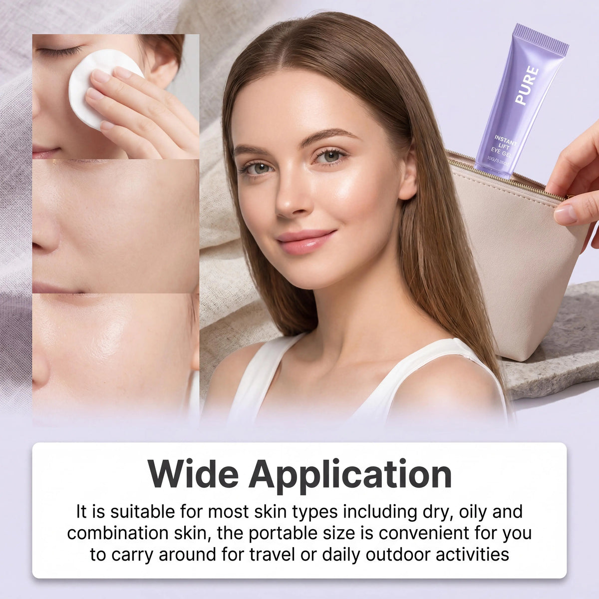 Collagen Moisturizing Eye Cream Gentle Hydrating Smooth Skin Relieves Dryness Tightness Refreshing Non Greasy Nourishing Eye Care Treatment