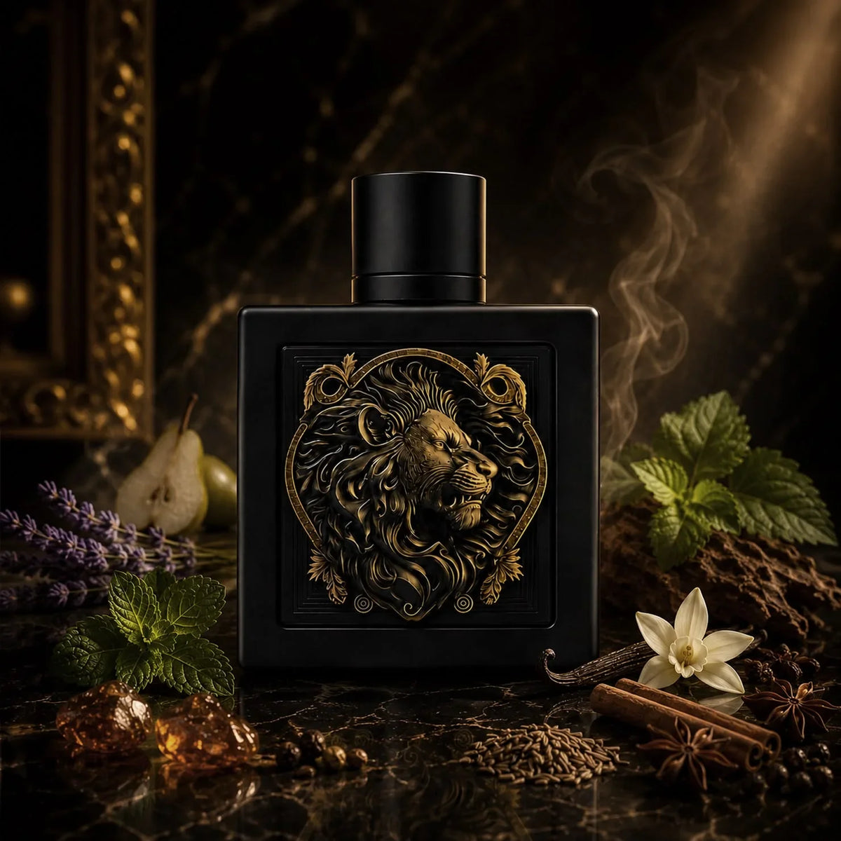 Rayhaan Lion Eau de Parfum Spray for Men – Bold Oriental Woody & Spicy Scent, Long-Lasting Masculine Fragrance, Perfect Gift for Him, 3.4 fl oz / 100 ml