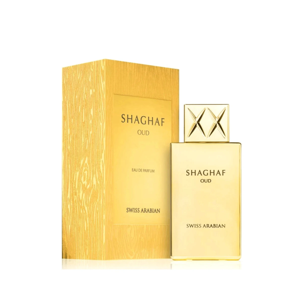 Swiss Arabian Shaghaf Oud - Luxury Products From Dubai - Long Lasting, Addictive Personal EDP Spray Fragrance - Seductive Signature Aroma - 2.5 Oz