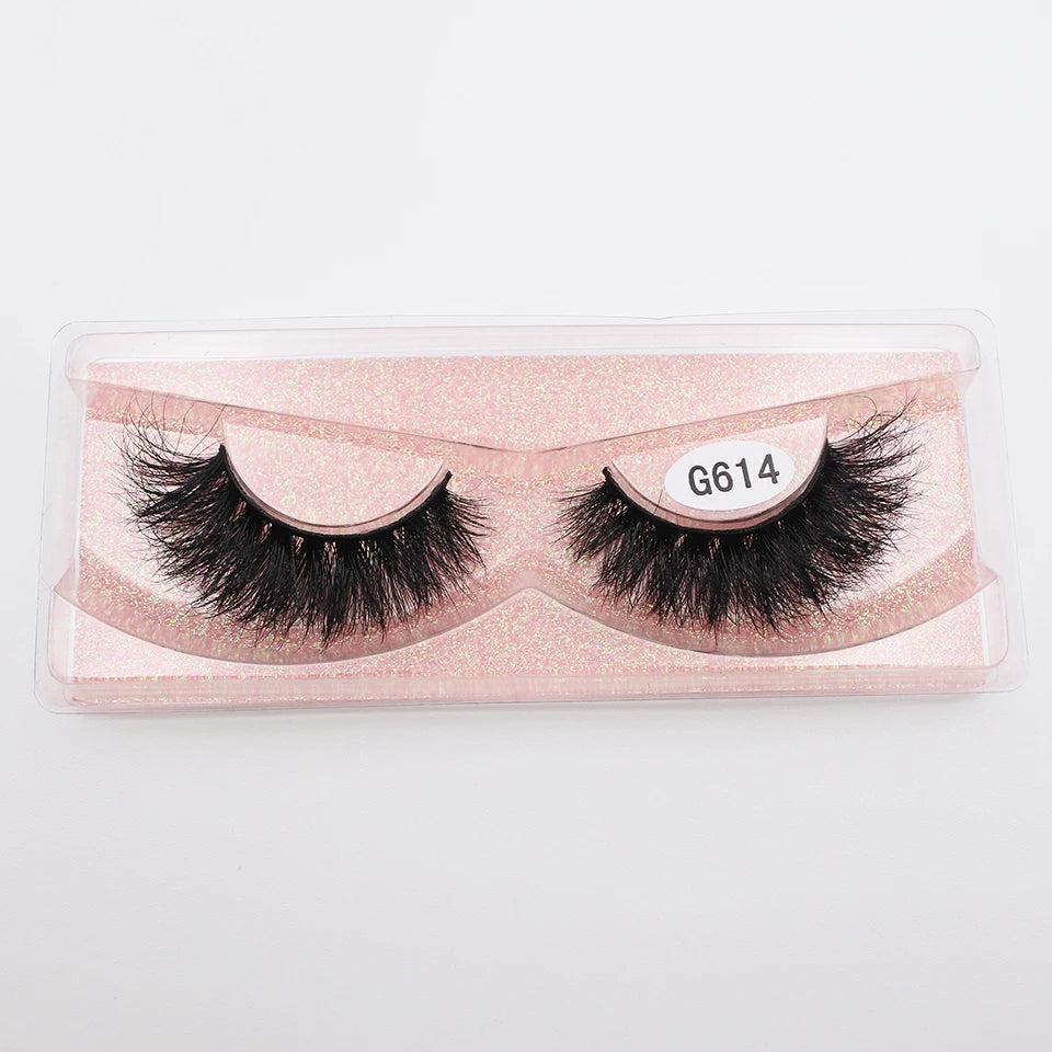 RED SIREN Mink Eyelashes Handmade Natural Lashes 100% Cruelty Free Full Strip Lashes Makeup 3D Mink Lashes
