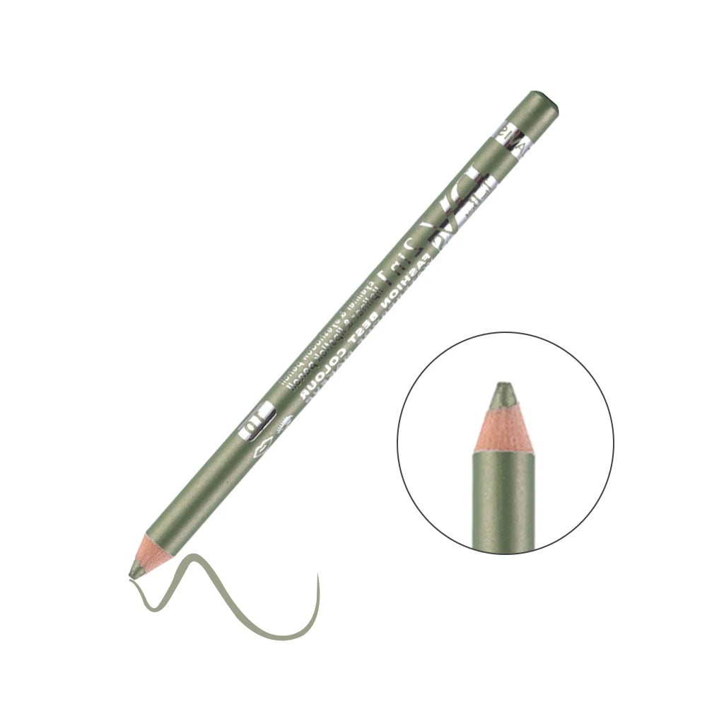 1PC Colorful Eyeliner Pencil Lip liner Pen Wood Professional Lady Charming Long Lasting Waterproof Makeup Cosmetic Tool