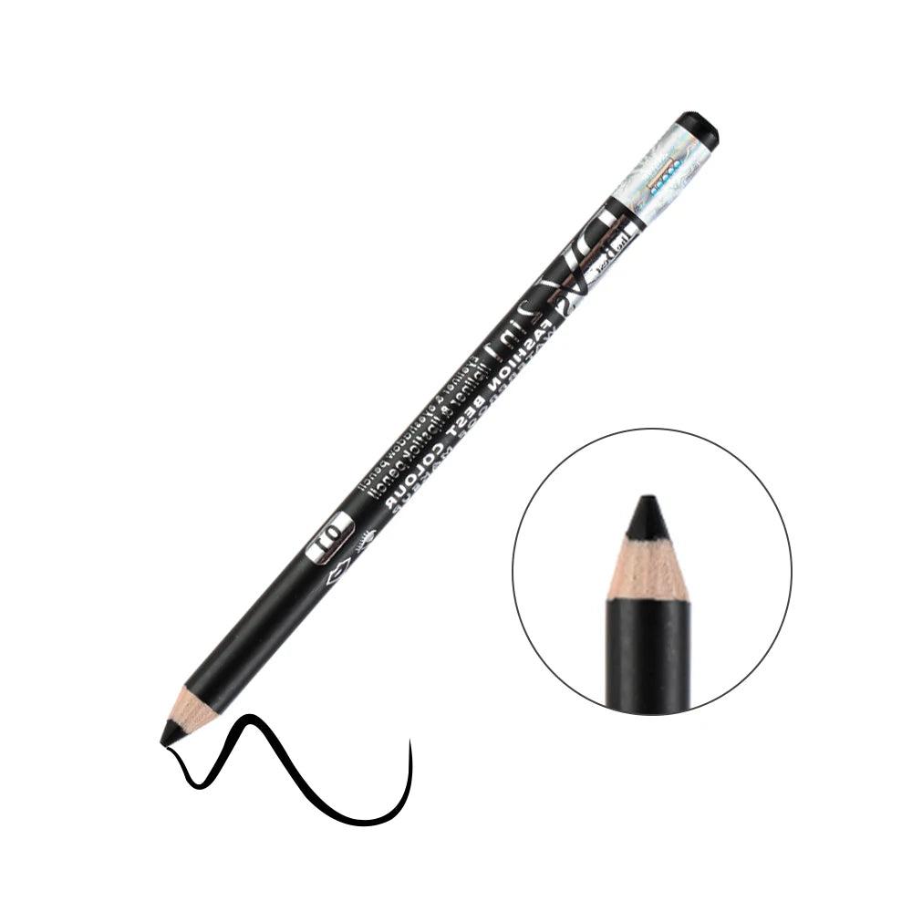 1PC Colorful Eyeliner Pencil Lip liner Pen Wood Professional Lady Charming Long Lasting Waterproof Makeup Cosmetic Tool