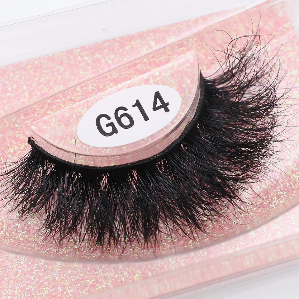RED SIREN Mink Eyelashes Handmade Natural Lashes 100% Cruelty Free Full Strip Lashes Makeup 3D Mink Lashes