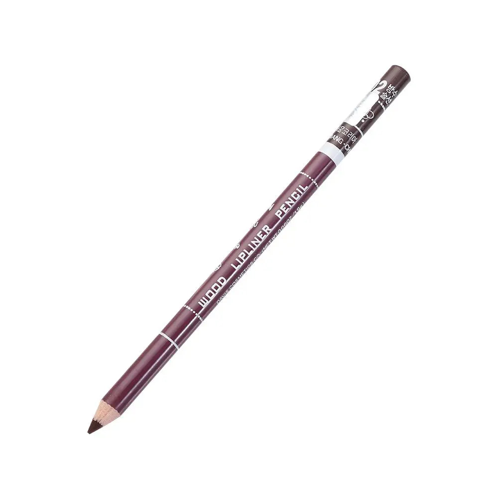1PC Colorful Eyeliner Pencil Lip liner Pen Wood Professional Lady Charming Long Lasting Waterproof Makeup Cosmetic Tool