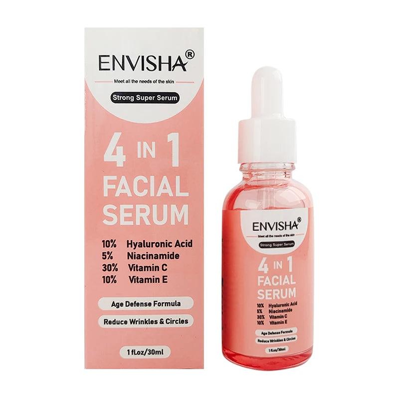 ENVISHA Face Serum Skin Care Anti-Aging Wrinkle Whitening Moisturizing Exfoliating Shrink Pores Fade Hyaluronic Acid Niacinamide