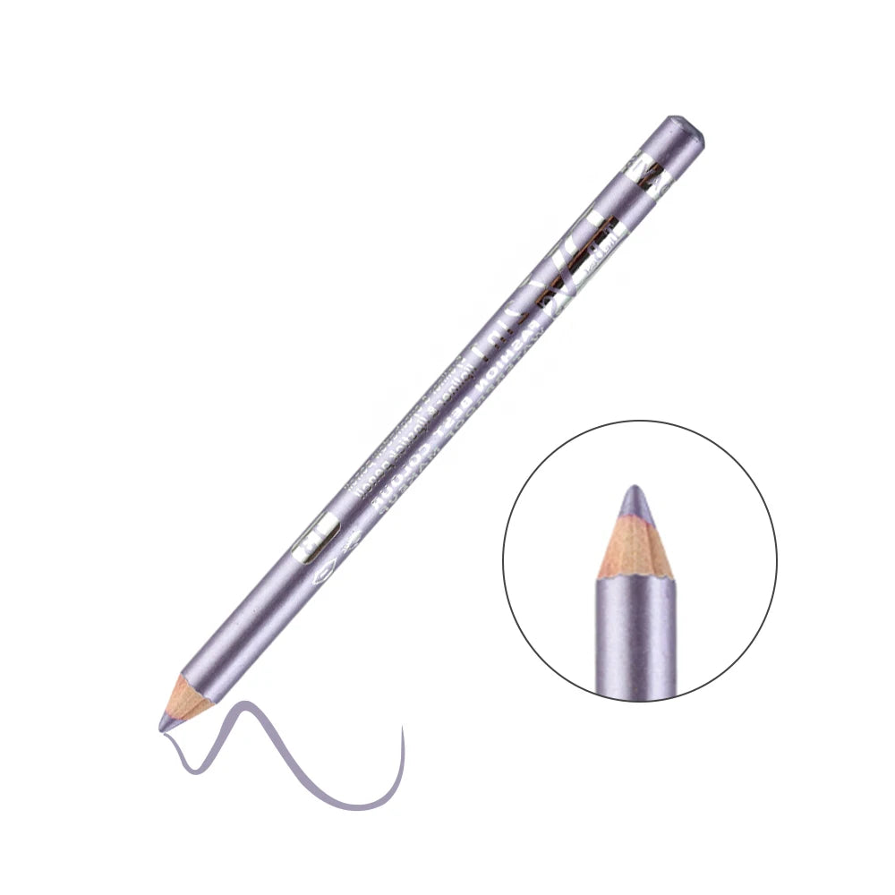 1PC Colorful Eyeliner Pencil Lip liner Pen Wood Professional Lady Charming Long Lasting Waterproof Makeup Cosmetic Tool