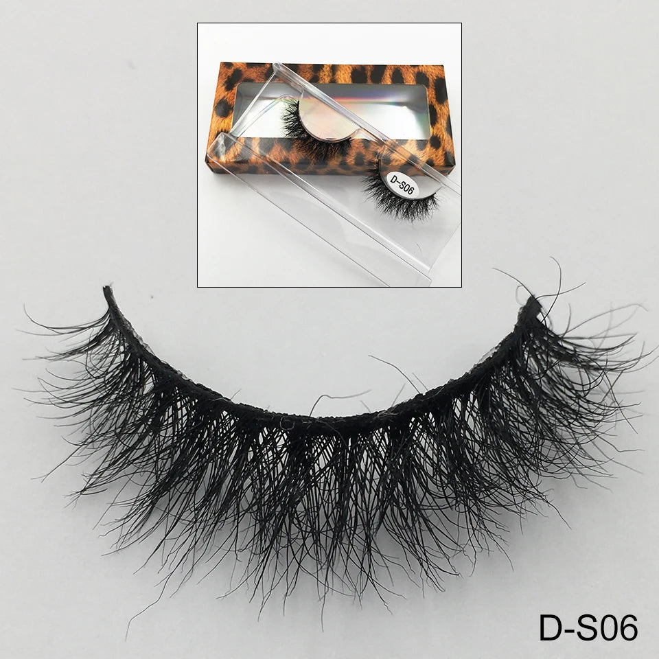 RED SIREN Mink Lashes 3D Mink Eyelashes 100% Cruelty Free Lashes Handmade Reusable Fluffy Natural Eyelashes False Lashes Makeup