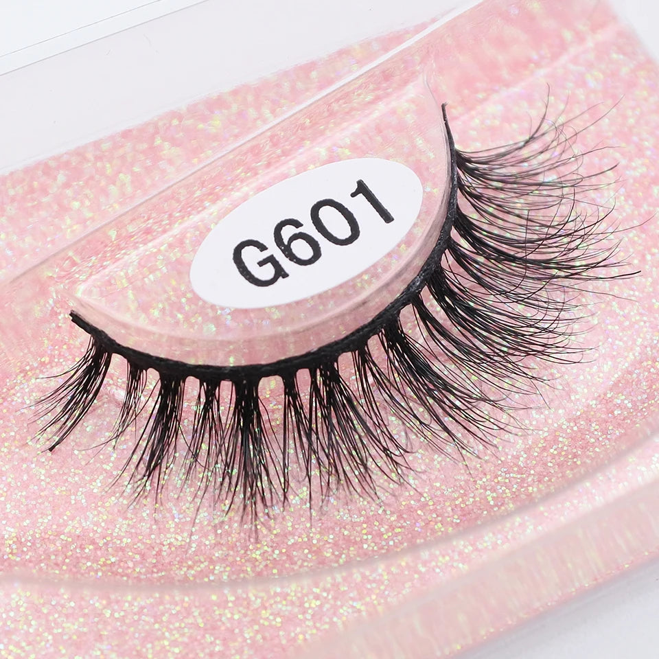 RED SIREN Mink Eyelashes Handmade Natural Lashes 100% Cruelty Free Full Strip Lashes Makeup 3D Mink Lashes