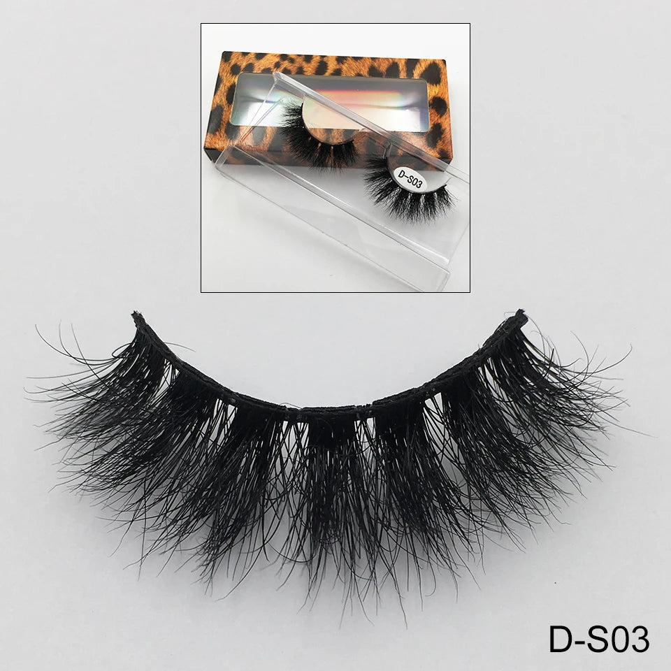 RED SIREN Mink Lashes 3D Mink Eyelashes 100% Cruelty Free Lashes Handmade Reusable Fluffy Natural Eyelashes False Lashes Makeup