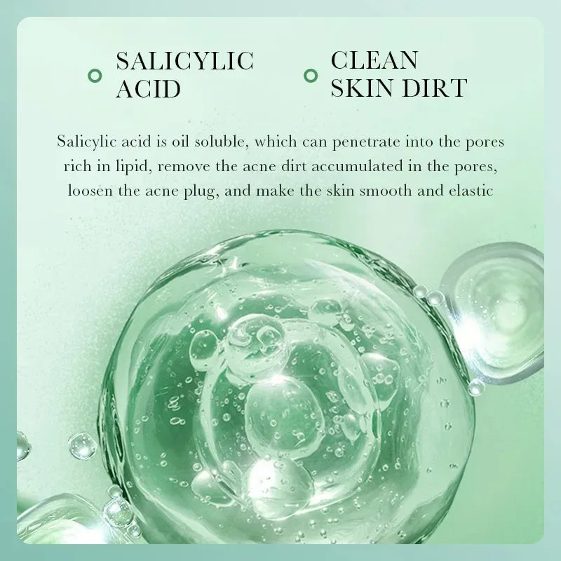 BIOAQUA Salicylic  Acid Facial Cleanser Acne Treatment Moisturizing Oil Control skincare Face Wash Foam Face Cleanser Skin Care