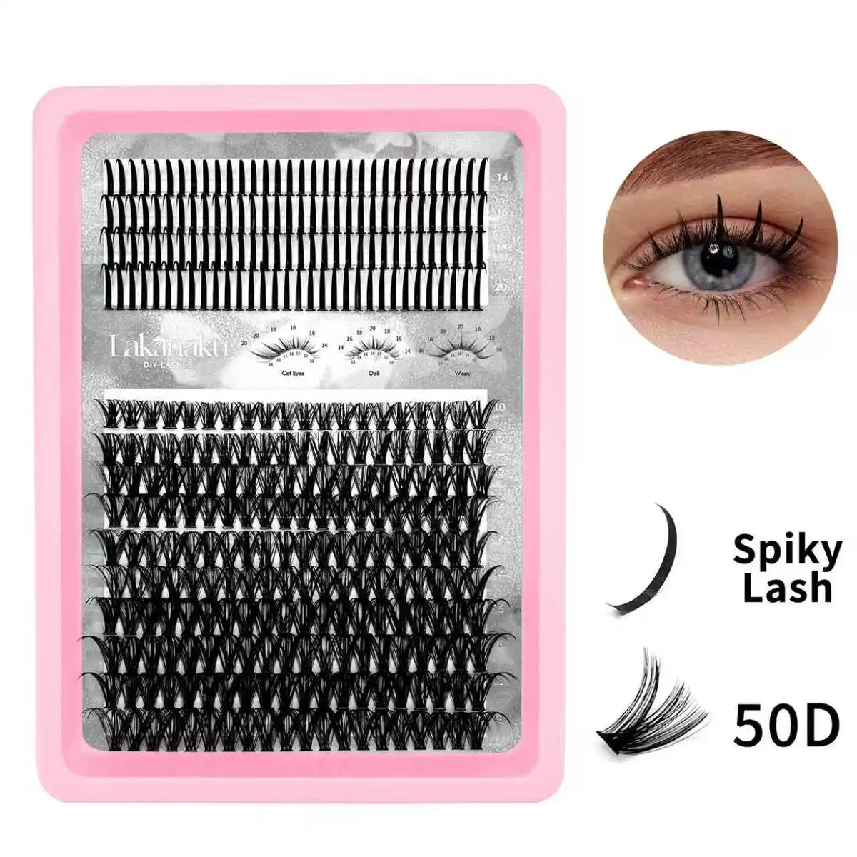 Wispy Clusters Manga DIY Lashes Book Fluffy Clusters Volume Eyelash Extensions Individual Eyelashes Wholesale