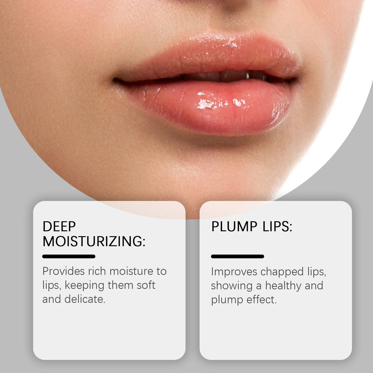 HOYGI Hyaluronic Acid Lip Balm Lasting Moisturizing Anti Cracked and Dryness Lighten Melanin Brighten Lips Gentle No Greasy 20g