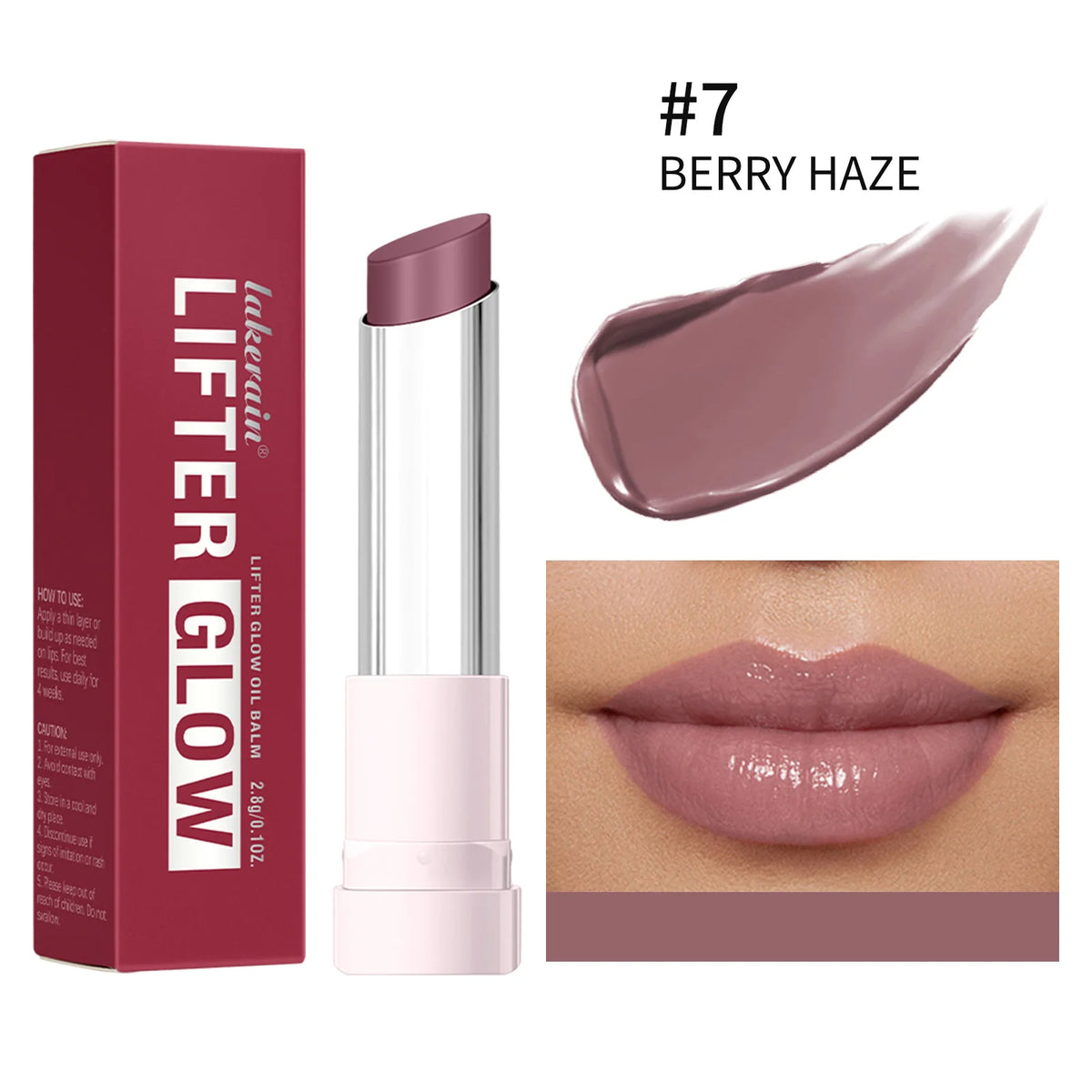 Lifter Glaze Oil Balm with Hyaluronic Acid and Hydrating Oil Blend Lip Balm with 24HRs of Smooth Moisturizing Shine Pink Makeup