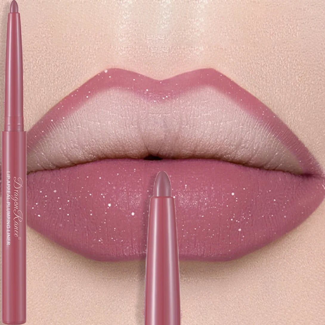 Multi Color Matte Lip Liner Crayon, Velvet Waterproof Lip Pencil for Outline & Fill Lips, Long Lasting Non Stick Lip Makeup