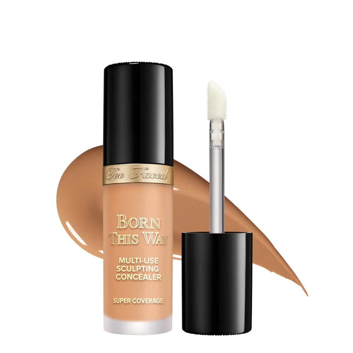 Too Faced Makeup Born This Way Super Coverage Multi-Use Concealer with Hyaluronic Acid Retouches Wide Range Of Flawless Shades