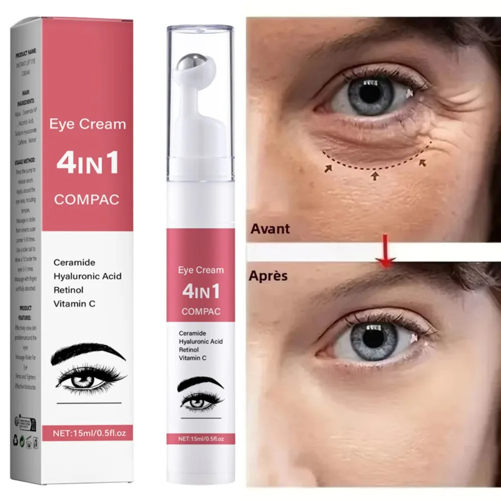 15ml 4-in-1 Eye Cream – Reduces Fine Lines, Fades Dark Circles, Firms & Moisturizes