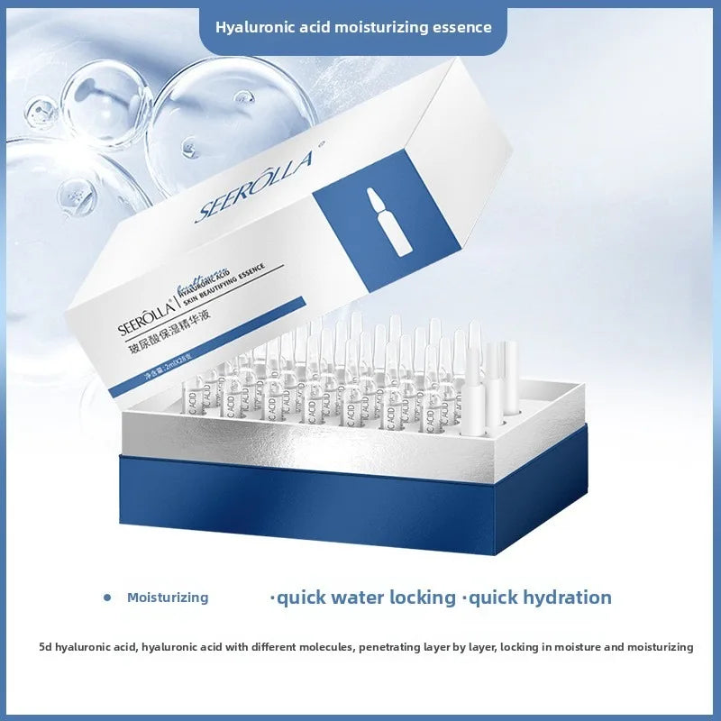 Hyaluronic Acid Serum Anti-Aging Moisturizing Shrink Pores Hydrating Whitening Essence For Microneedle Instruments Skin Care