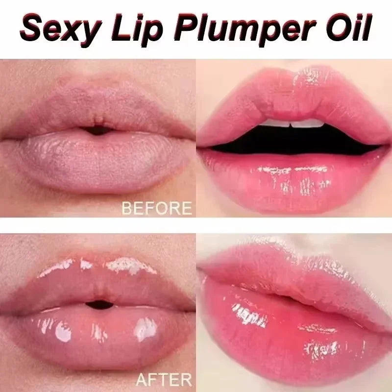 Lip Booster Plumping Serum Oil Hyaluronate Acid Moisturizing Sexy Enhancer Non-Irritating Brighten Fade Lines Plump Products