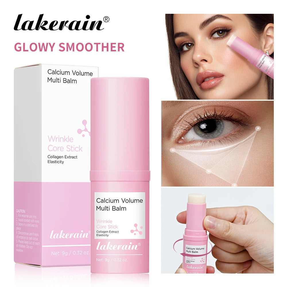 Lakerain Multi-Action Eye Cream Stick Firms Moisturizing Reduces Fine Lines Dark Circles Wrinkle-Removing Moisturizes Eye Skin