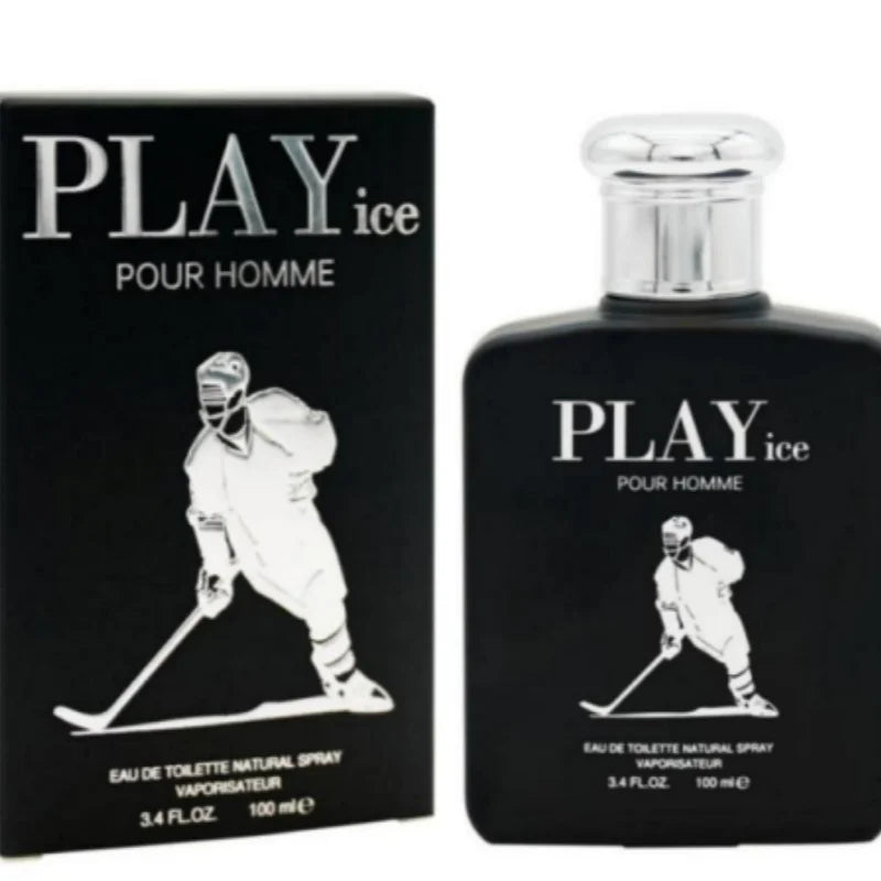 100ml Luxury Style Men Perfume Blue Black Bottle Long Lasting Ocean Woody Cologne Spray EDT Male Fragrance for Gym Office Daily Wear