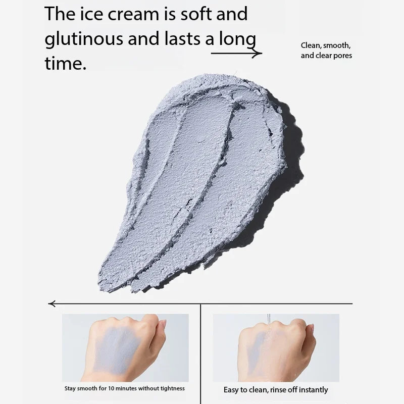 Shrink Pores Mask Salicylic Acid Deep Cleansing Stick Kaolin Clay Refines Skin Remove Forehead Blackhead Chin Pimples Acne Treat