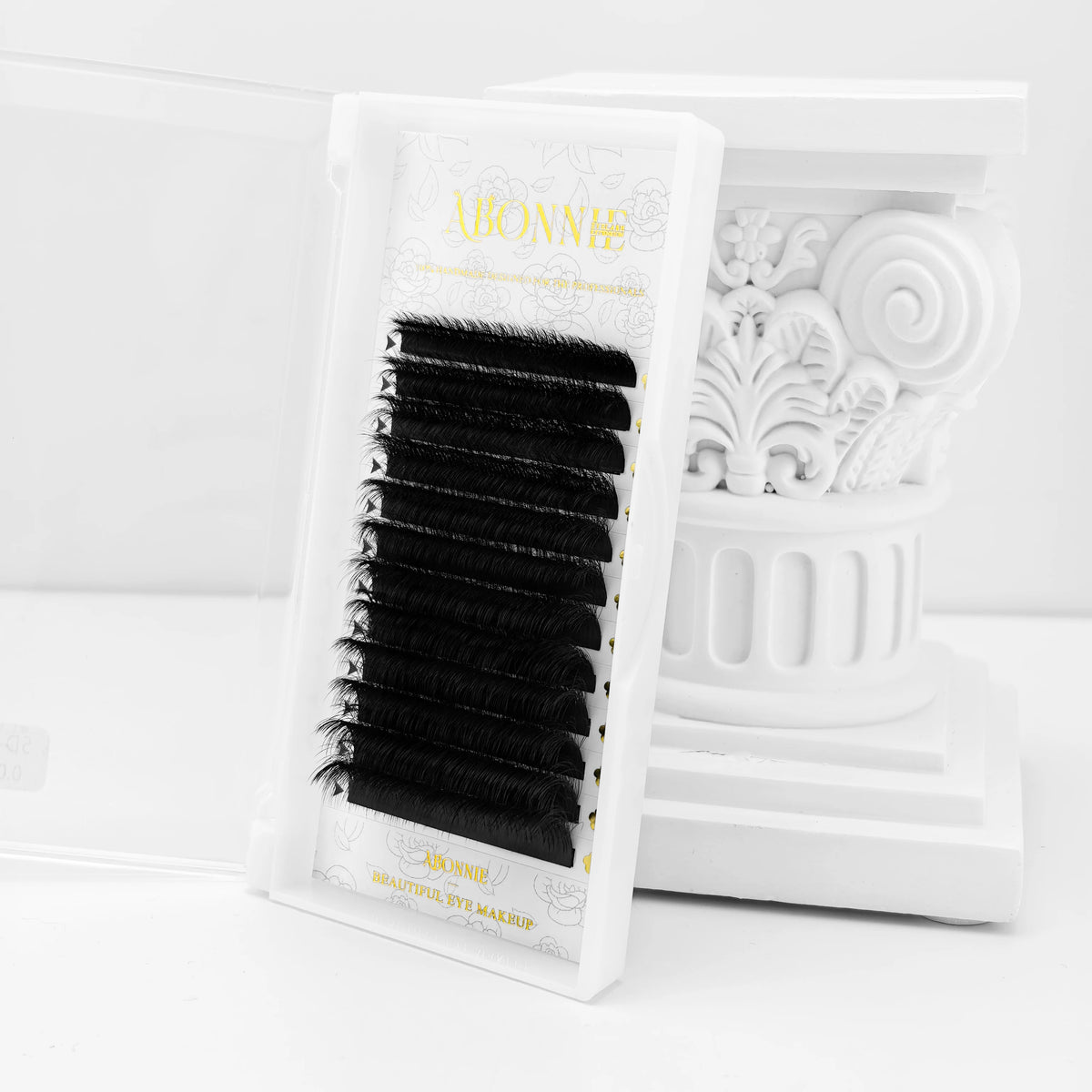 ABONNIE 5D Easy Fan Matte Black Lashes Cashmere Blooming Eyelash Extensions Self-Making Fans Mega Volume Eyelash