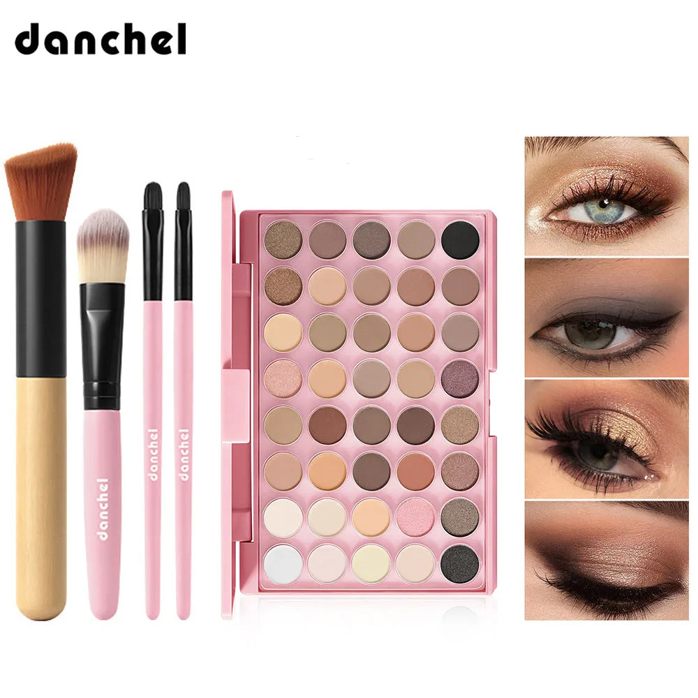 All In One Makeup Set for Full Face Base Concealer Contour Highlight Blush Palette Eyebrow Pencil Eye Shadow Lip Makeup Kit