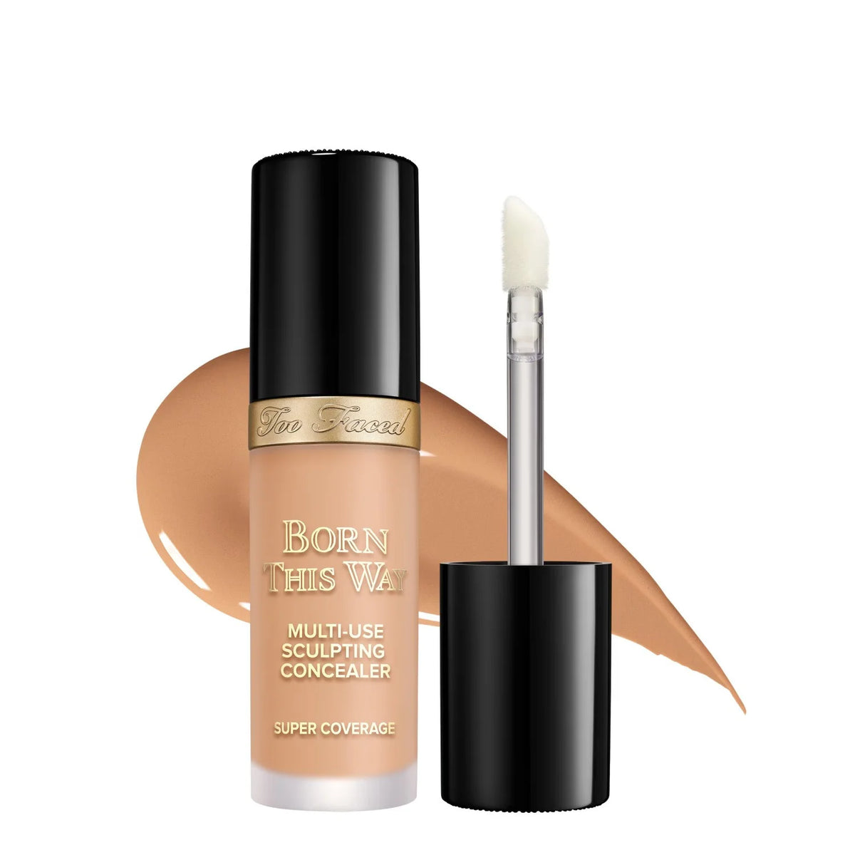 Too Faced Makeup Born This Way Super Coverage Multi-Use Concealer with Hyaluronic Acid Retouches Wide Range Of Flawless Shades
