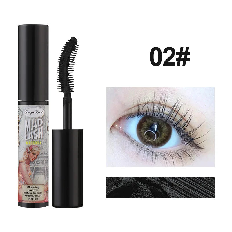 Colorful Slender Mascara Waterproof Fast Drying Curling Eyelashes Multicolor Lashes Makeup Long Lasting Blue Green Cosmetic