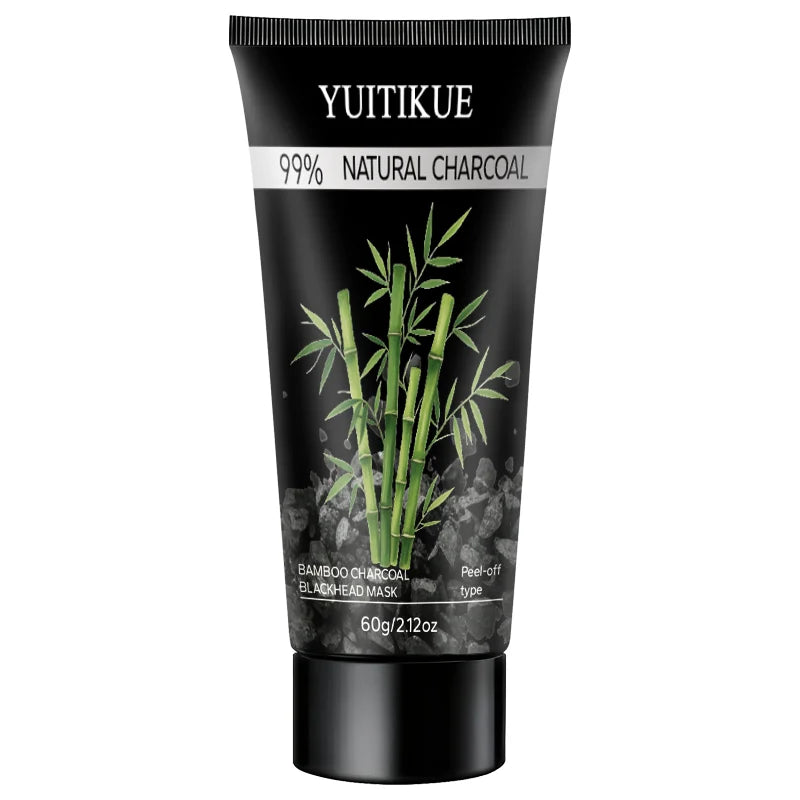 Bamboo Charcoal Blackhead Peel-Off Mask for Deep Cleansing Pore Refining Oil Control Facial Treatment