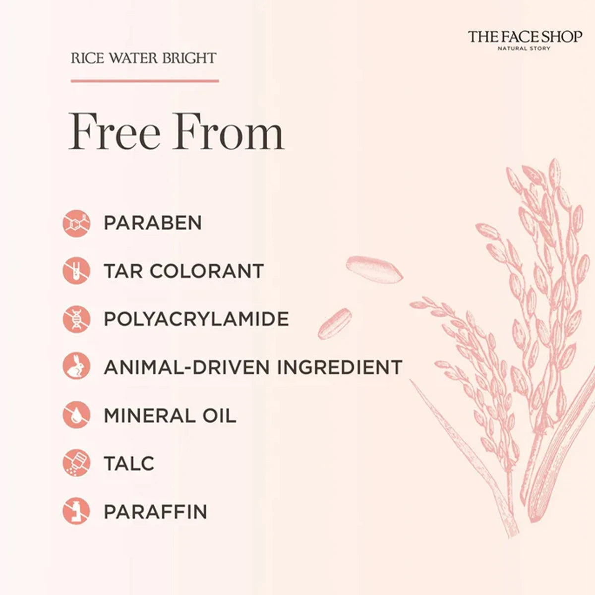 THE FACE SHOP RICE WATER BRIGHT FACE CLEANSER 150g,Luxurious Foam,Nourishing,Moisture-Retaining,Korean Skincare,Korean Makeup