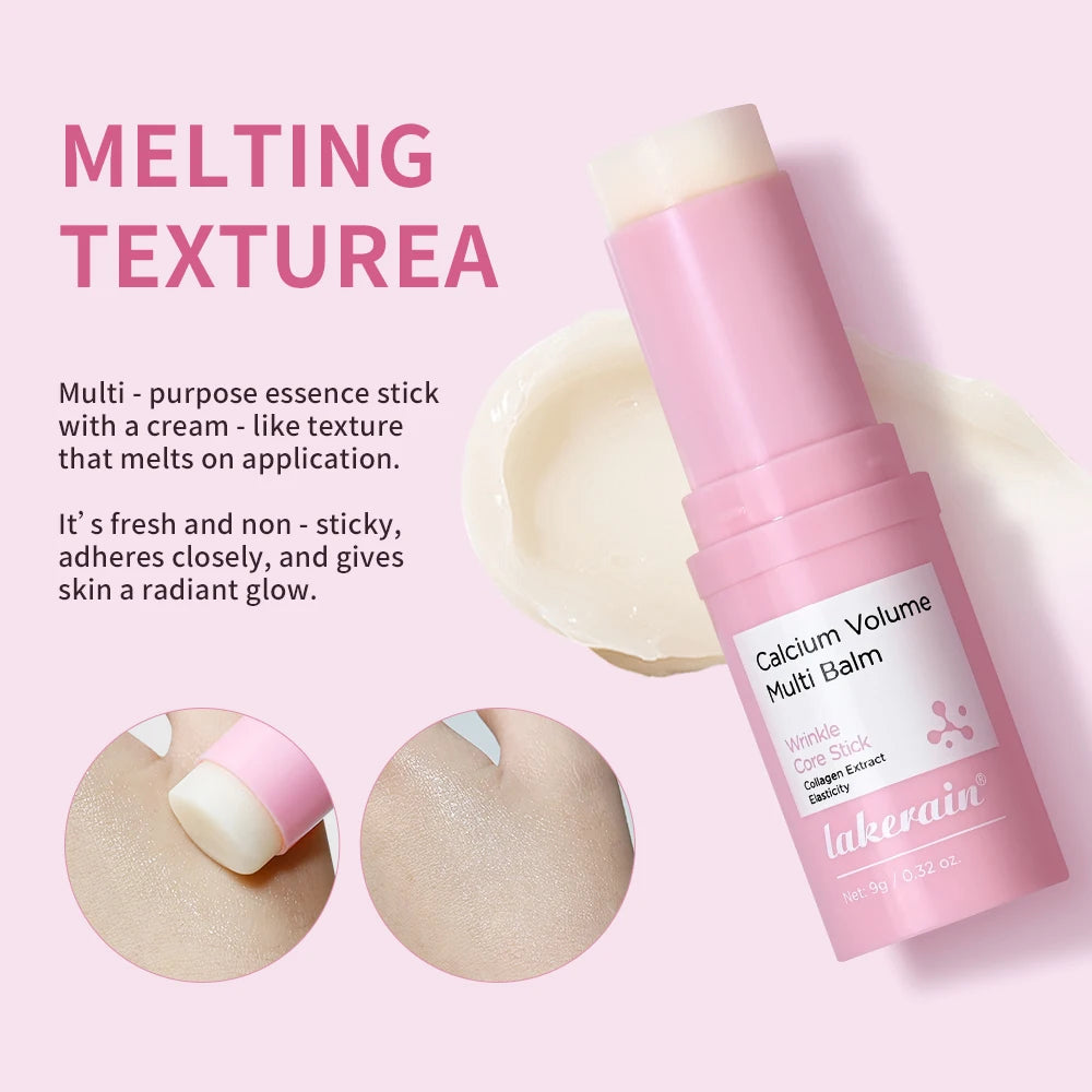 Lakerain Multi-Action Eye Cream Stick Firms Moisturizing Reduces Fine Lines Dark Circles Wrinkle-Removing Moisturizes Eye Skin