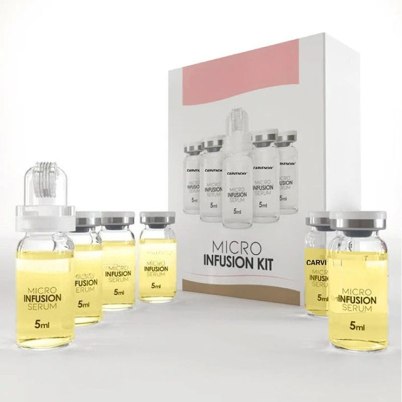 Korean Micro Molecule Serum Kit Collagen & Hyaluronic Acid Anti-Aging Anti-Wrinkle Firming Hydrating Pore Minimizer