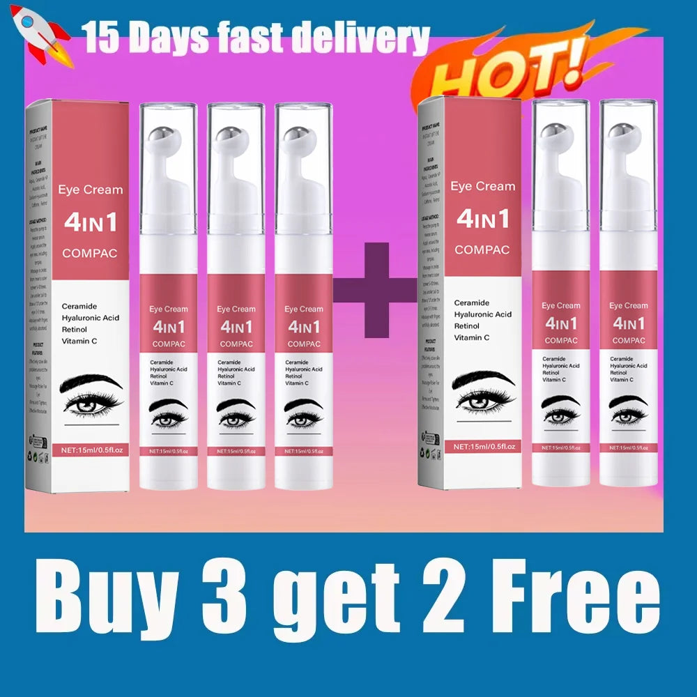 15ml 4-in-1 Eye Cream – Reduces Fine Lines, Fades Dark Circles, Firms & Moisturizes