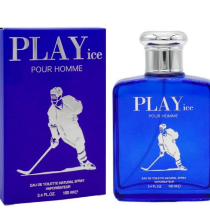 100ml Luxury Style Men Perfume Blue Black Bottle Long Lasting Ocean Woody Cologne Spray EDT Male Fragrance for Gym Office Daily Wear