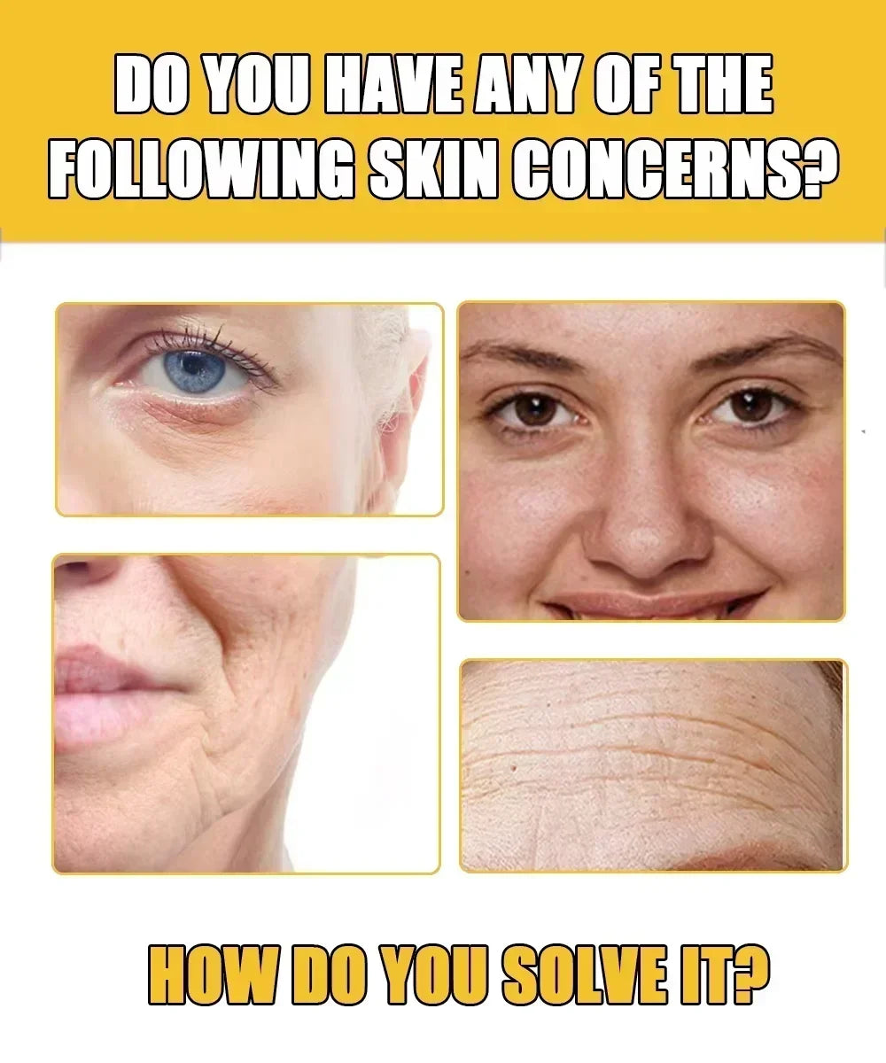 Anti Wrinkle Hyaluronic Acid Serum Lifting Firming Facial Skin Fine Lines Wrinkles Sagging Skin Deeply Moisturizing Anti Aging