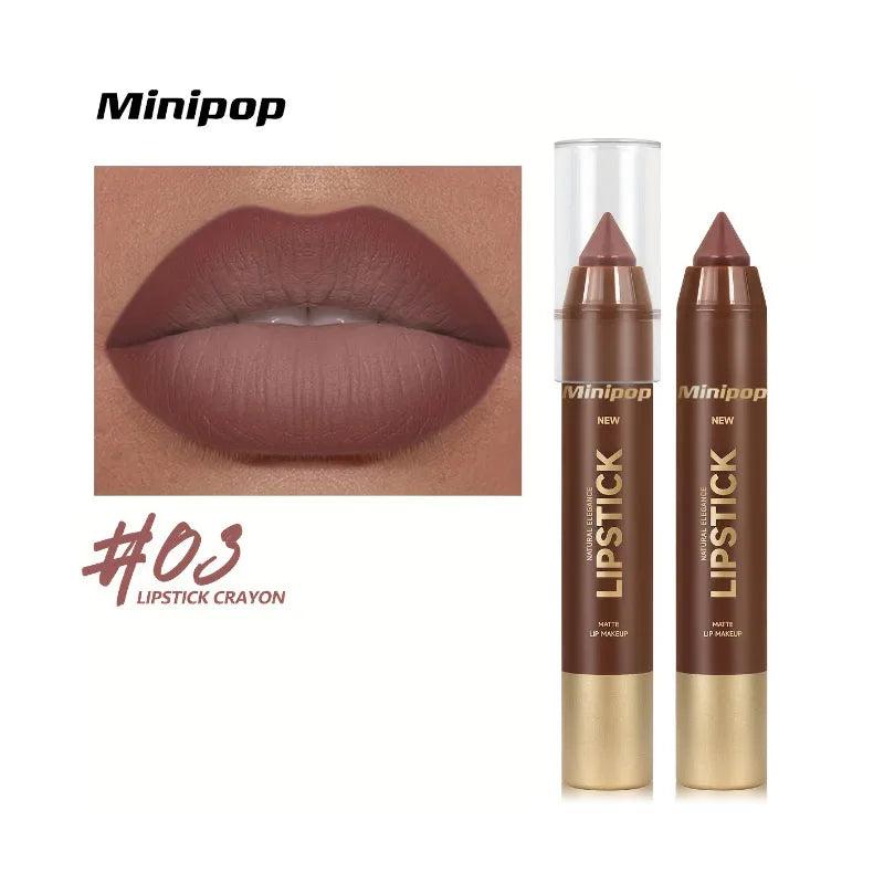 1Pc Smooth Lip Liner Pencil Waterproof Lip Contour Long-Lasting Definer For Daily Use Brown And Red Cosmetic Lip Makeup Tool