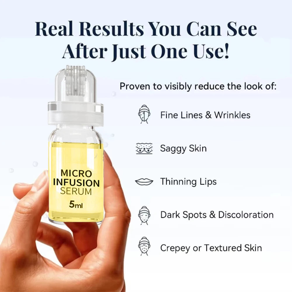 Korean Micro Molecule Serum Kit Collagen & Hyaluronic Acid Anti-Aging Anti-Wrinkle Firming Hydrating Pore Minimizer