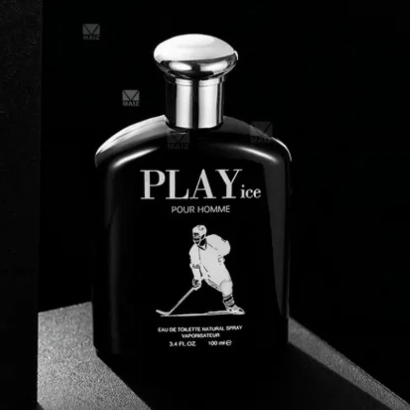 100ml Luxury Style Men Perfume Blue Black Bottle Long Lasting Ocean Woody Cologne Spray EDT Male Fragrance for Gym Office Daily Wear