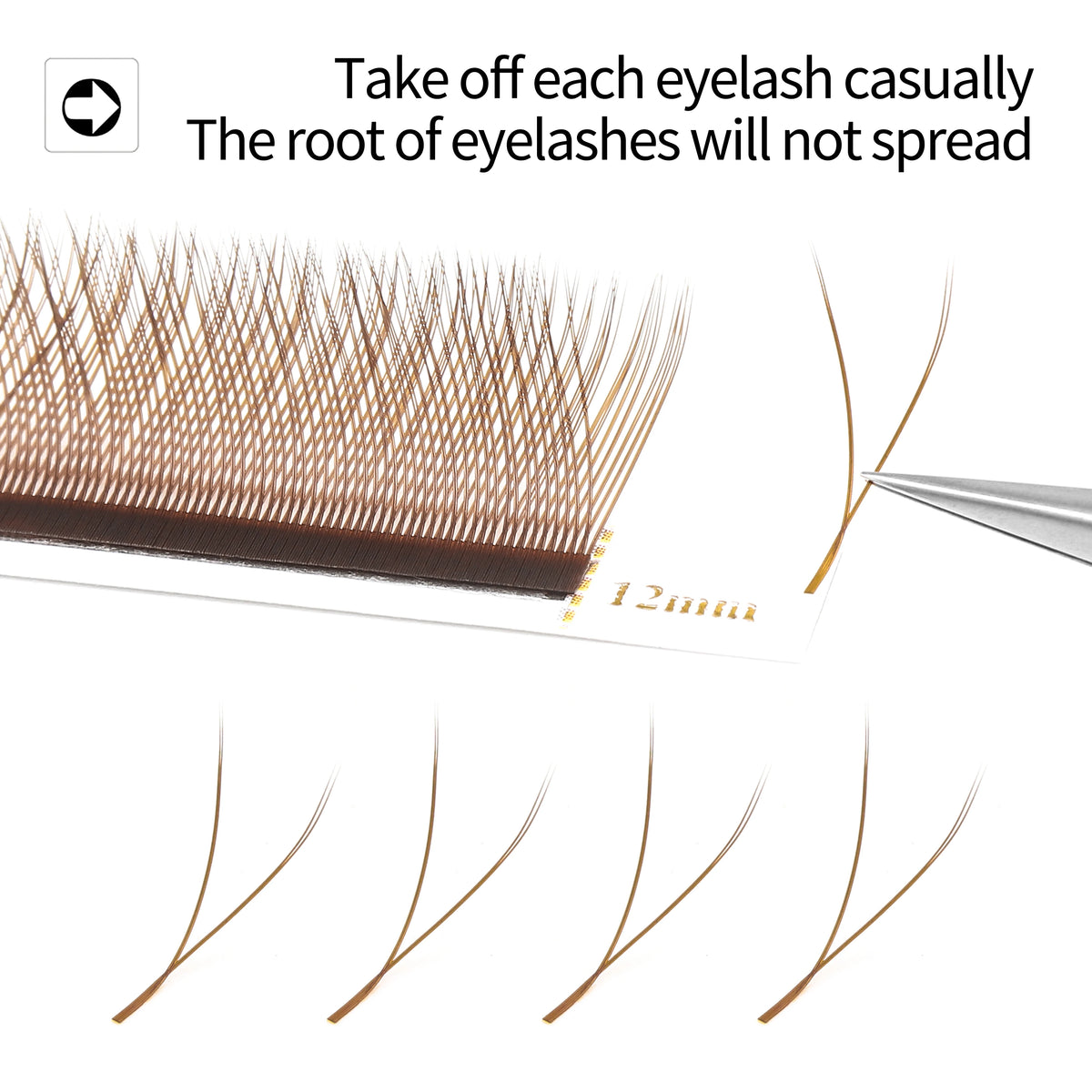XIUSUZAKI Brown W Shaped YY 3D 4D 5D Lashes Premade Fans Double Tips 3D W Eyelashes Extensions Individual 2D YY False Lashes