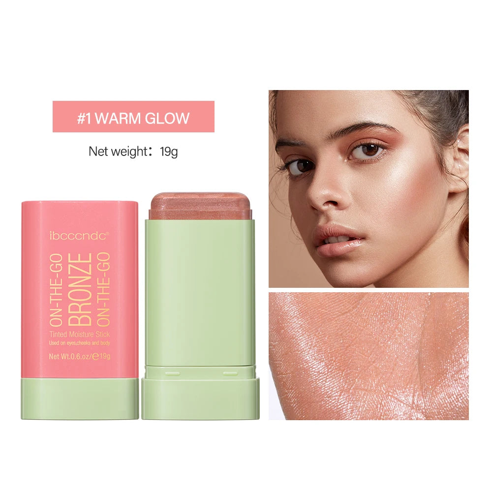 4 Colors Contour Bronzer Stick Long Lasting Moisturizing Contouring Face Body Multi-use Shading Stick Cosmetics Korean Makeup