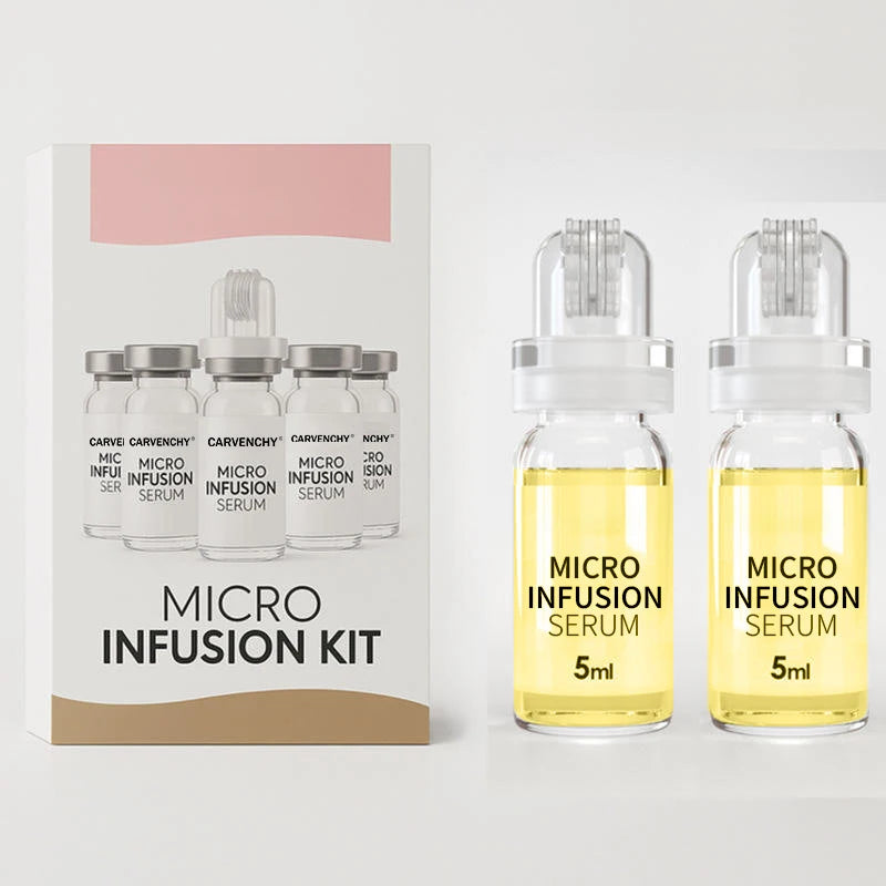 Korean Micro Molecule Serum Kit Collagen & Hyaluronic Acid Anti-Aging Anti-Wrinkle Firming Hydrating Pore Minimizer