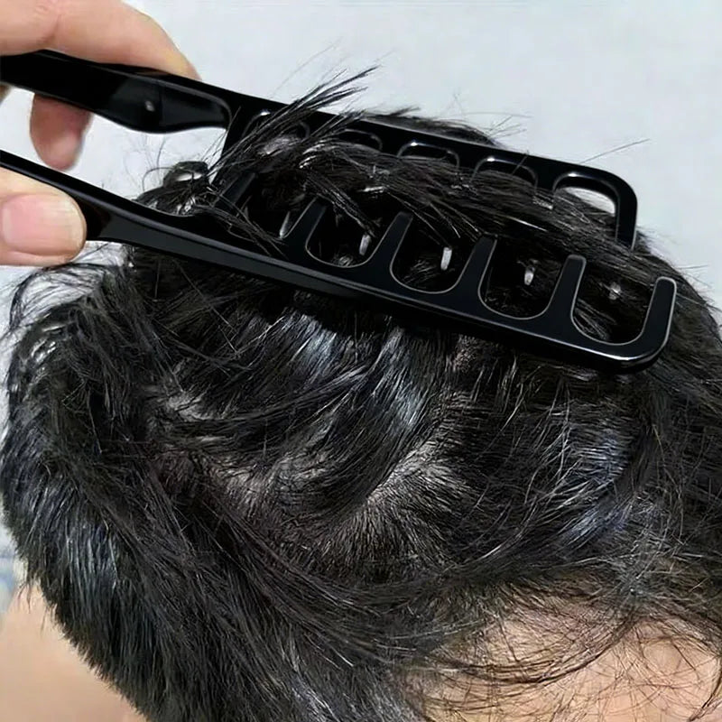 Men'S Salon Hair Styling Comb Set, Including a Wide-Tooth Comb for Textured Hairstyles, a Comb for Pompadour Styles, a Styling C