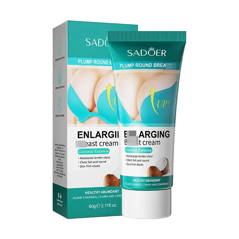 SADOER Fast Growth Chest Get Bigger Cream Lift Firm Chest Improve Sagging Massage Chest Rapidly Body Moisturizing Smooth