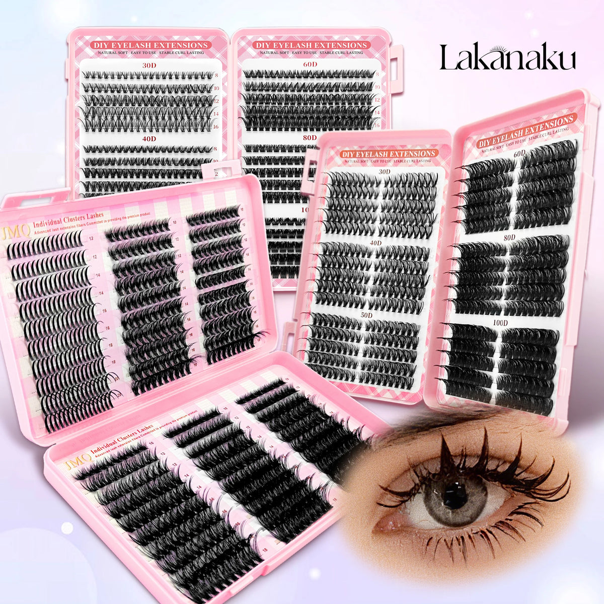 Wispy Clusters Manga DIY Lashes Book Fluffy Clusters Volume Eyelash Extensions Individual Eyelashes Wholesale