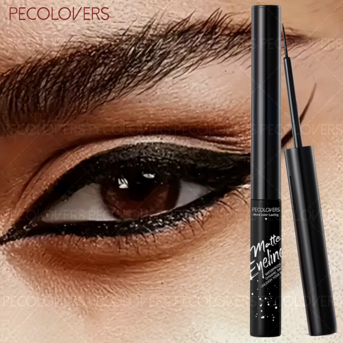 1 Pcs Long-lasting Colored Matte Dip Liquid Eyeliner, High Rendering Eye Line Cosmetic, Y2K Style, for Daily Party Stage Use